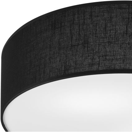 Φωτιστικό οροφής SIRJA 2xE27/15W/230V, διάμ. 45 cm, μαύρο