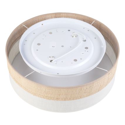 Φωτιστικό οροφής SIRJA BOHO 2xE27/15W/230V, διάμετρος 45 cm, μπεζ/κρεμ