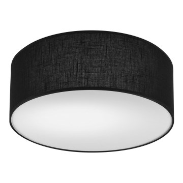 Φωτιστικό οροφής SIRJA DOUBLE 2xE27/15W/230V διάμετρος 35 cm μαύρο