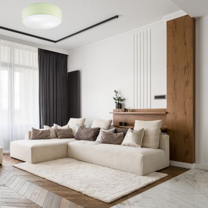 Φωτιστικό οροφής SIRJA PASTEL 2xE27/15W/230V, Ø 45 cm, πράσινο