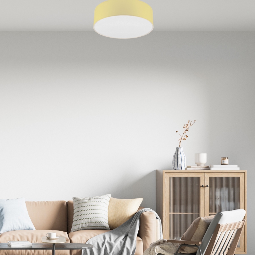 Φωτιστικό οροφής SIRJA PASTEL 2xE27/15W/230V Ø 45 εκ. κίτρινο