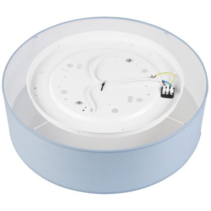 Φωτιστικό οροφής SIRJA PASTEL 2xE27/15W/230V διάμ. 45 εκ. μπλε παστέλ