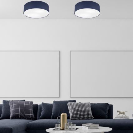 Φωτιστικό οροφής SIRJA PASTEL, 2xE27/15W/230V, διάμετρος 45 εκ., σκούρο μπλε