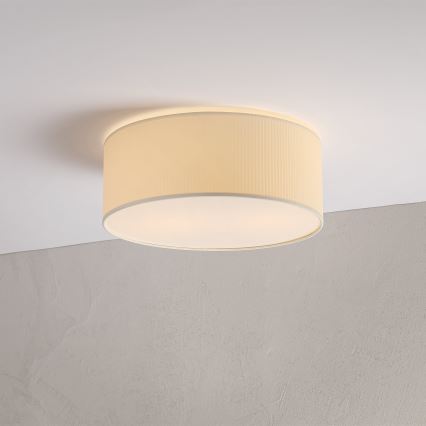 Φωτιστικό οροφής SIRJA PLISADO 2xE27/15W/230V Ø 35 cm σε εκρού απόχρωση