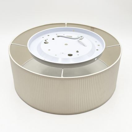 Φωτιστικό οροφής SIRJA PLISADO 2xE27/15W/230V Ø 35 cm σε εκρού απόχρωση