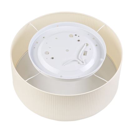 Φωτιστικό οροφής SIRJA PLISADO 2xE27/15W/230V Ø 35 cm σε εκρού απόχρωση