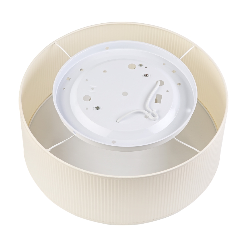 Φωτιστικό οροφής SIRJA PLISADO 2xE27/15W/230V Ø 35 cm σε εκρού απόχρωση