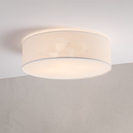 Φωτιστικό οροφής SIRJA PLISADO 4x E27/15W/230V διάμ. 45 εκ. λευκό