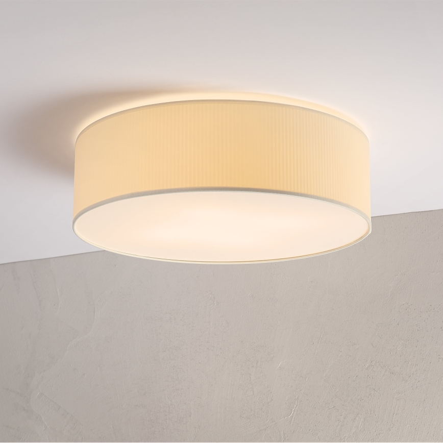 Φωτιστικό οροφής SIRJA PLISADO 4xE27/15W/230V, Ø 45 cm, σε απόχρωση εκρού