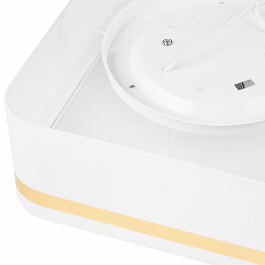 Φωτιστικό οροφής SIRJA SQUARE 2xE27/60W/230V 35x35 cm λευκό