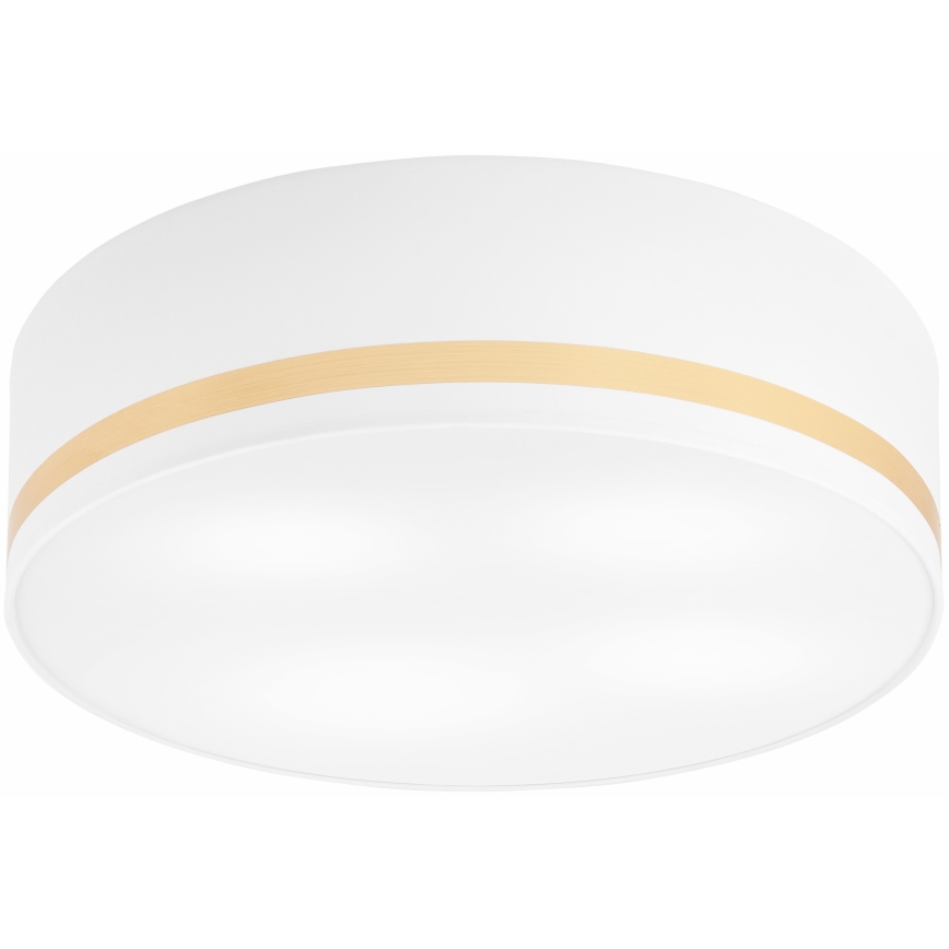 Φωτιστικό οροφής SIRJA STRIPE 4xE27/15W/230V διάμετρος 45 cm λευκό