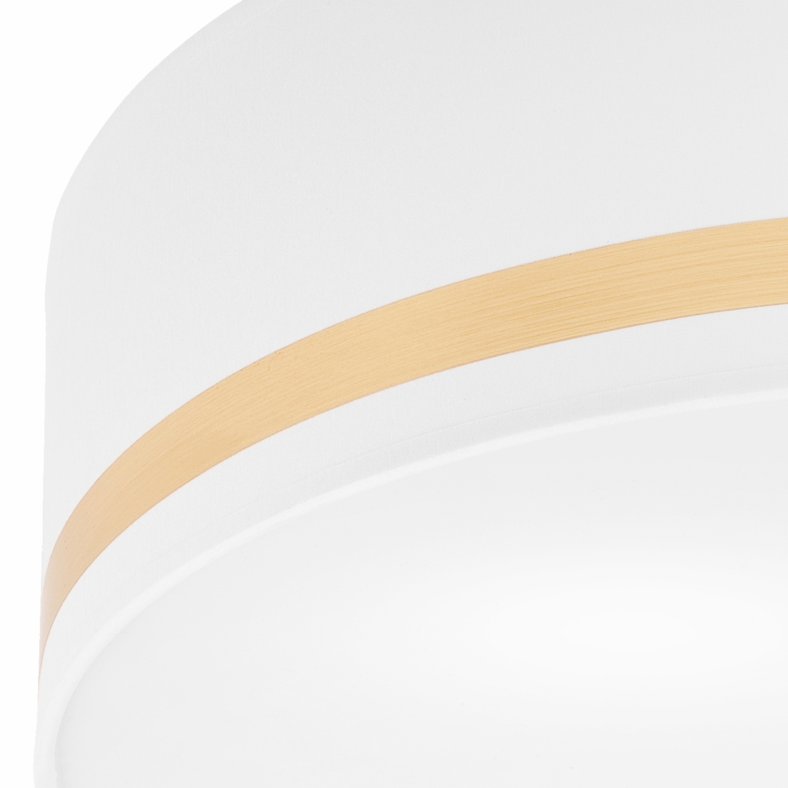 Φωτιστικό οροφής SIRJA STRIPE 4xE27/15W/230V διάμετρος 45 cm λευκό