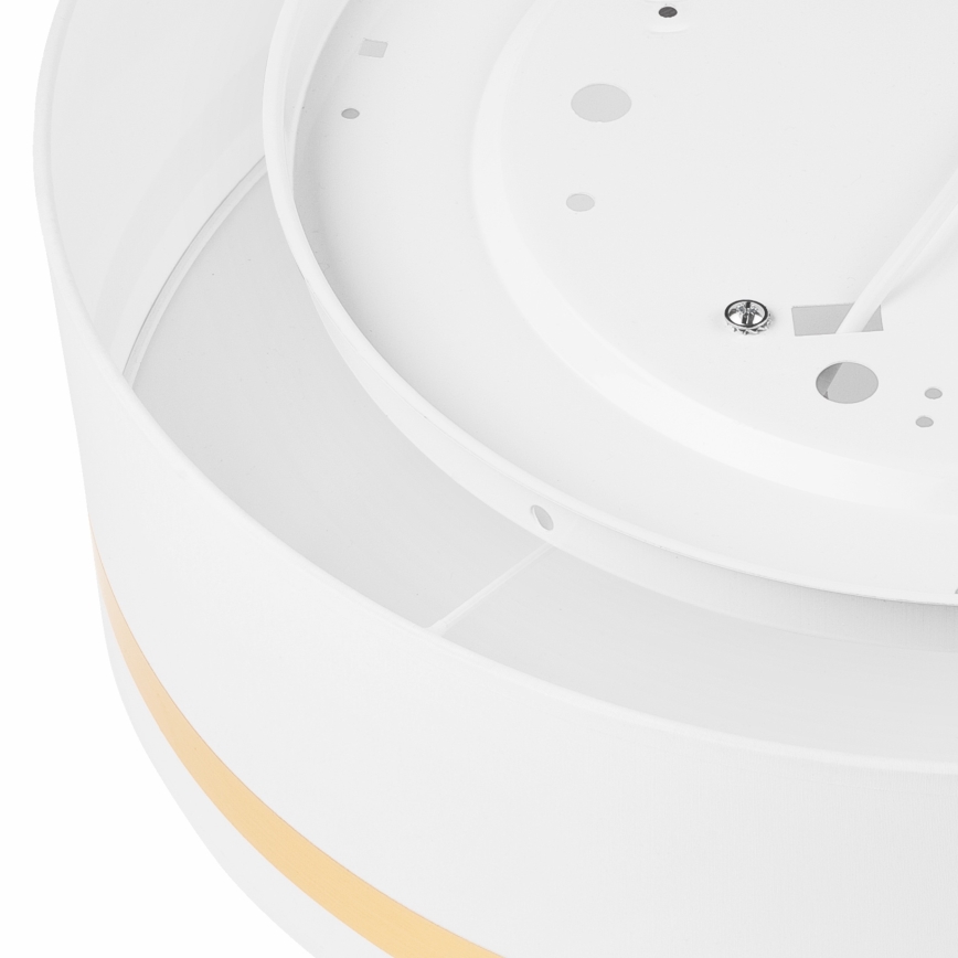 Φωτιστικό οροφής SIRJA STRIPE 4xE27/15W/230V διάμετρος 45 cm λευκό