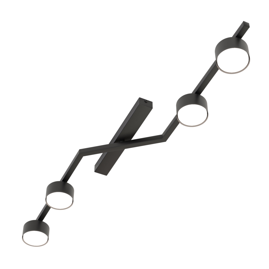 Φωτιστικό οροφής SKAN 4xGX53/12W/230V μαύρο