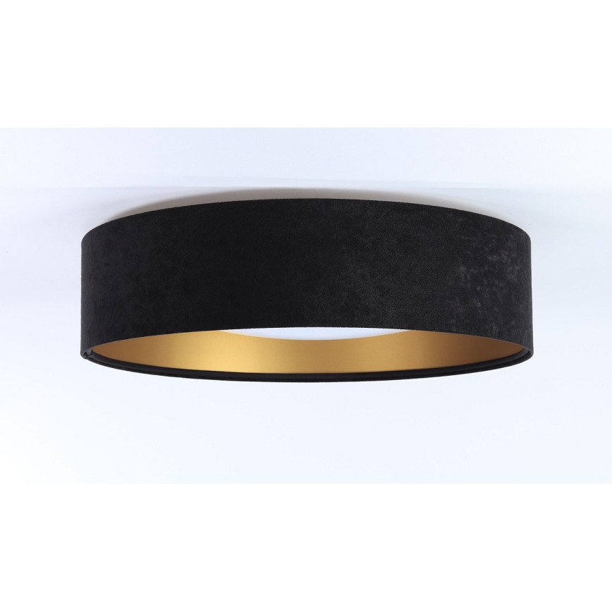 LED Ρυθμιζόμενο Φωτιστικό Οροφής SMART GALAXY LED/24W/230V διάμ. 45 εκ. 2700-6500K Wi-Fi Tuya μαύρο/χρυσό + τηλεχειριστήριο