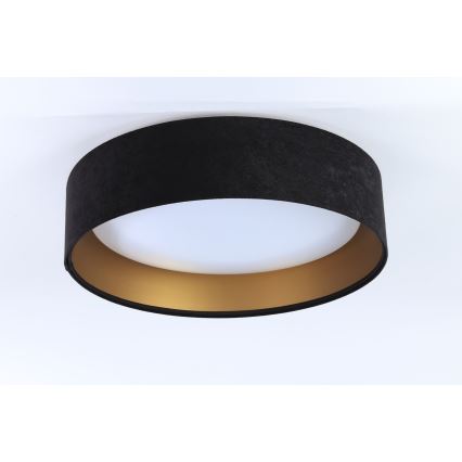 LED Ρυθμιζόμενο Φωτιστικό Οροφής SMART GALAXY LED/24W/230V διάμ. 45 εκ. 2700-6500K Wi-Fi Tuya μαύρο/χρυσό + τηλεχειριστήριο