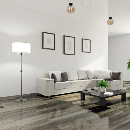 Φωτιστικό οροφής SOFIA 1xE27/60W/230V καφέ