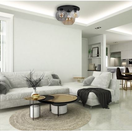 Φωτιστικό οροφής SOFIA 3xE27/60W/230V μίξη