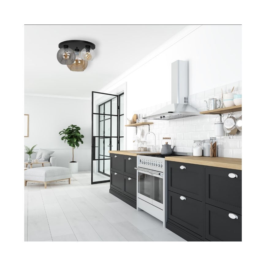 Φωτιστικό οροφής SOFIA 3xE27/60W/230V μίξη