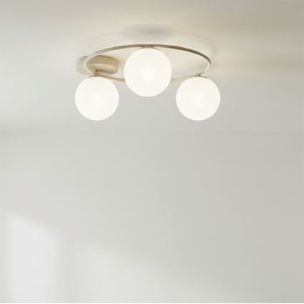 Φωτιστικό οροφής SOPRA 3xE14/10W/230V μπεζ/λευκό