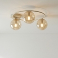 Φωτιστικό οροφής SOPRA 3xE14/10W/230V μπεζ/καπνιστό μπεζ