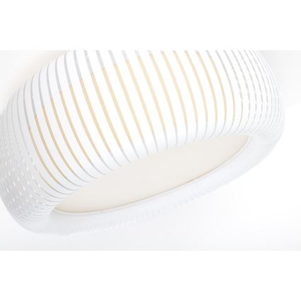 Φωτιστικό οροφής STRIPES 2xE27/40W/230V Ø 55 cm λευκό/κρεμ