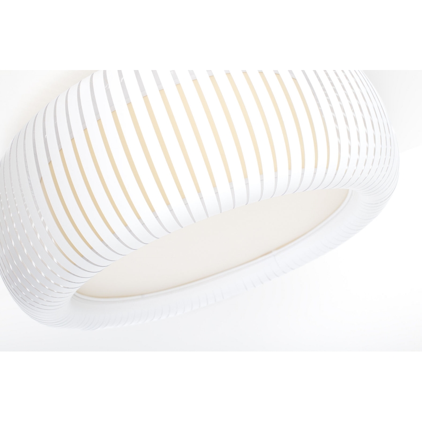 Φωτιστικό οροφής STRIPES 2xE27/40W/230V Ø 55 cm λευκό/κρεμ