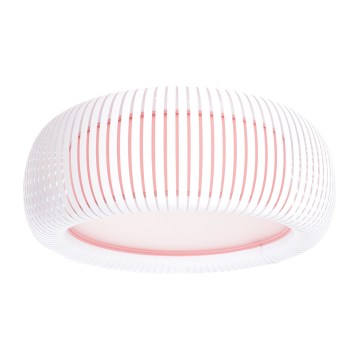 Φωτιστικό οροφής STRIPES 2xE27/40W/230V Ø 55 cm λευκό/ροζ