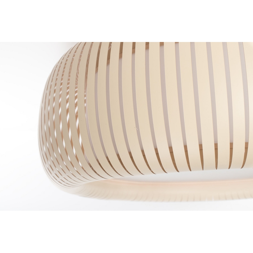 Φωτιστικό οροφής STRIPES 2xE27/40W/230V Ø 55 cm κρεμ/λευκό