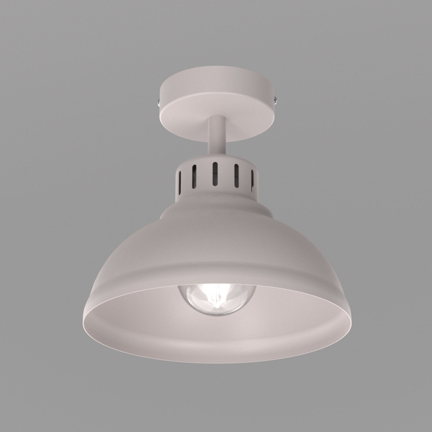 Φωτιστικό οροφής SVEN 1xE27/15W/230V Ø 21 cm σε κρεμ απόχρωση