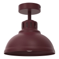 Φωτιστικό οροφής SVEN 1xE27/15W/230V, διάμ. 21 εκ., μπορντό