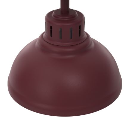 Φωτιστικό οροφής SVEN 1xE27/15W/230V, διάμ. 21 εκ., μπορντό