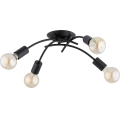 Φωτιστικό οροφής TORIZO 4xE27/15W/230V, μαύρο