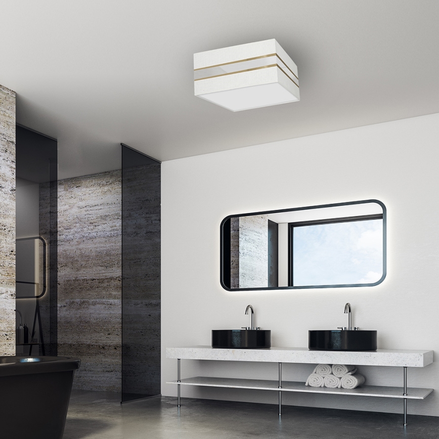 Φωτιστικό οροφής ULTIMO 2xE27/60W/230V λευκό