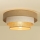 Φωτιστικό οροφής WENTA 1xE27/60W/230V Ø 50 cm γιούτα/κρεμ