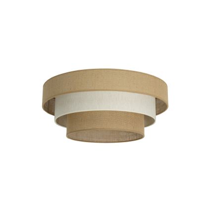 Φωτιστικό οροφής WENTA 1xE27/60W/230V Ø 50 cm γιούτα/κρεμ