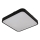 Φωτιστικό οροφής WILTON με αισθητήρα, 2xE27/60W/230V, 33x33 cm, μαύρο