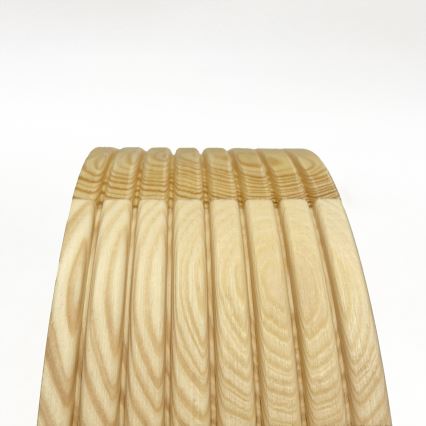 Φωτιστικό οροφής μπάνιου NATURAL MODERN 3xE27/15W/230V IP54 Ø 37,5 cm πεύκο