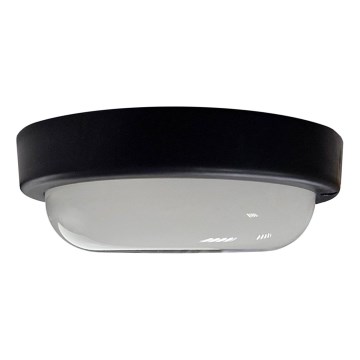 Φωτιστικό οροφής εξωτερικού χώρου LED LED/15W/230V 4200K διάμετρος 15,5 cm IP64 μαύρο