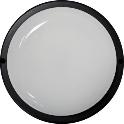 Φωτιστικό οροφής εξωτερικού χώρου LED LED/15W/230V 4200K διάμετρος 15,5 cm IP64 μαύρο