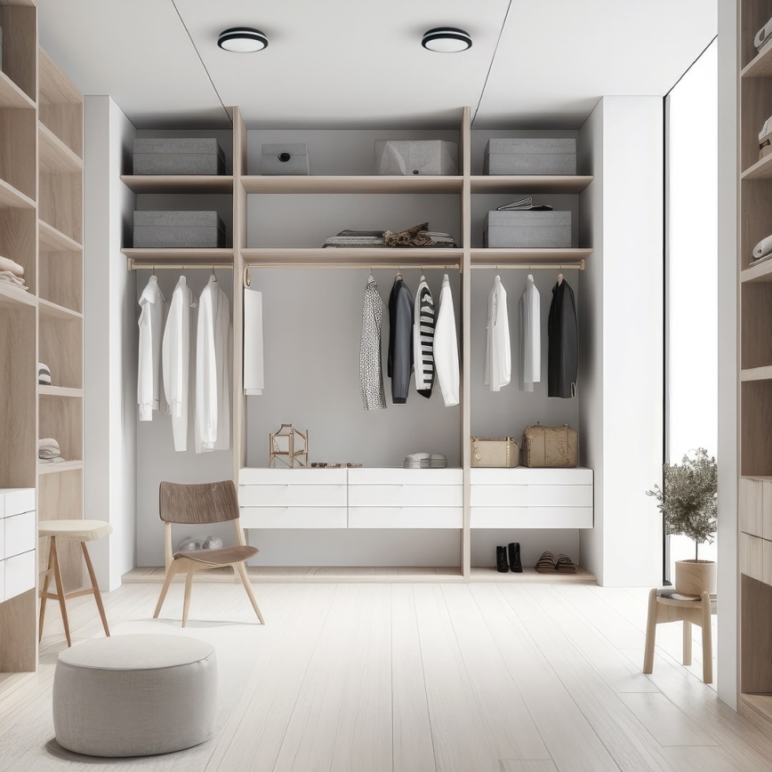 Φωτιστικό οροφής εξωτερικού χώρου LED MARLON LED/12W/230V 4000K IP54 μαύρο