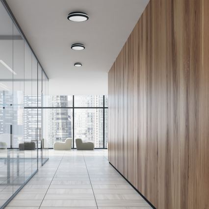 Φωτιστικό οροφής εξωτερικού χώρου LED MARLON LED/36W/230V 4000K IP54 μαύρο