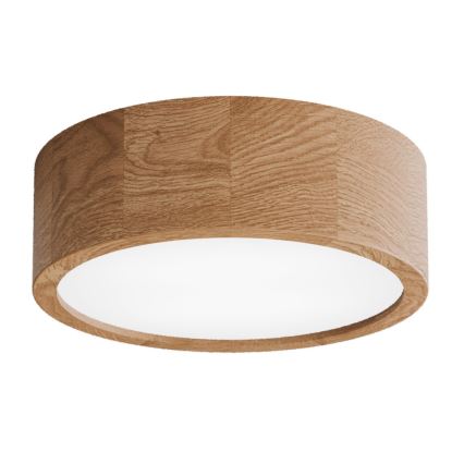 Φωτιστικό οροφής μπάνιου CLEO 2xE27/24W/230V IP54 διάμετρος 27,5 cm δρυς