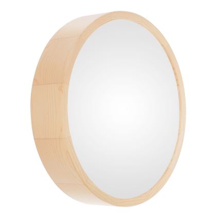 Φωτιστικό οροφής μπάνιου CLEO 3xE27/24W/230V IP54 διάμετρος 37,5 cm πεύκο