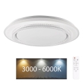 Φωτιστικό οροφής μπάνιου dimming LED ADELA LED/72W/230V διάμετρος 48 cm 3000-6000K IP44 + τηλεχειριστήριο
