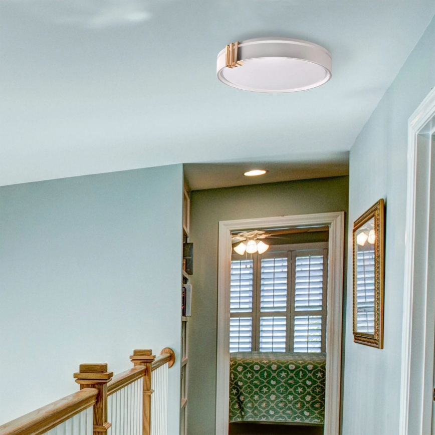 Φωτιστικό οροφής μπάνιου dimming LED ARLETTA LED/48W/230V διάμετρος 38 cm 3000-6000K IP44 + τηλεχειριστήριο