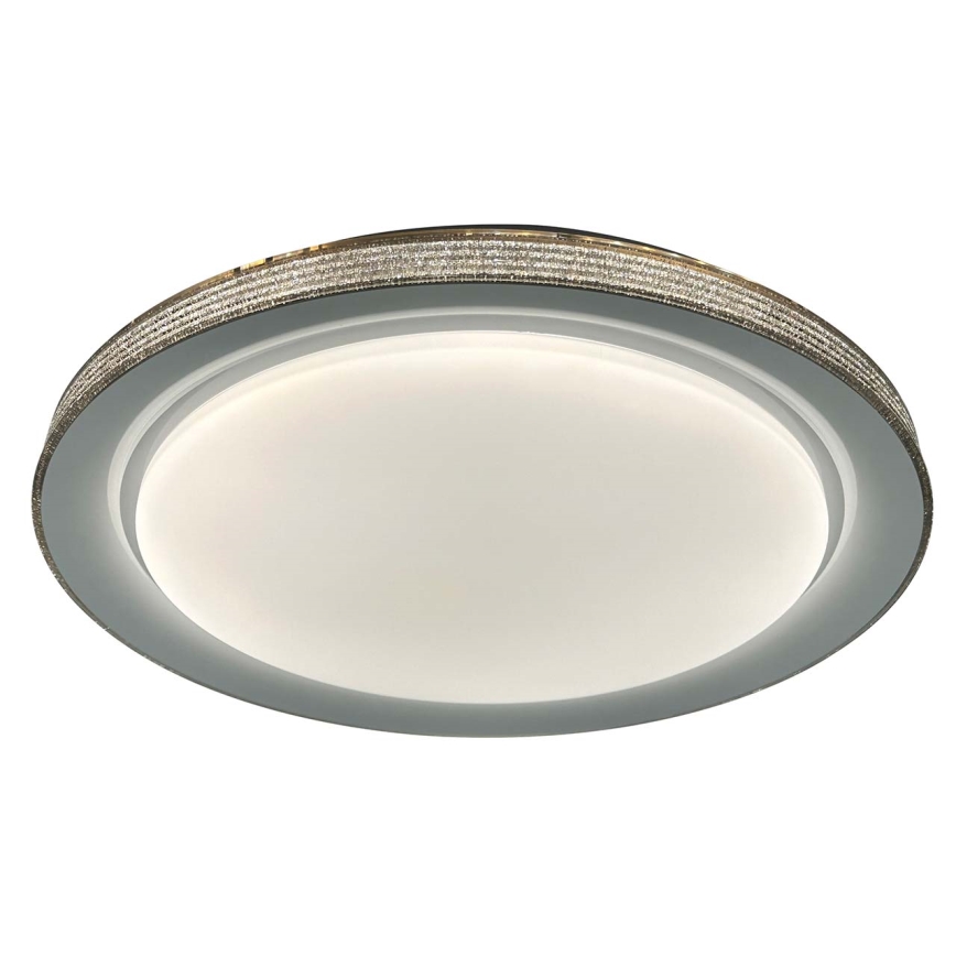 Φωτιστικό οροφής μπάνιου dimming LED GRAŻYNA LED/72W/230V 3000-6000K διάμετρος 51 cm IP44 γκρι + τηλεχειριστήριο