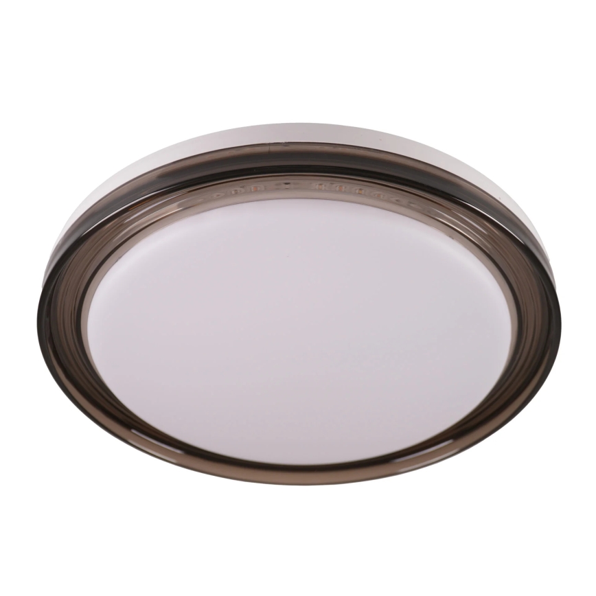 Φωτιστικό οροφής μπάνιου dimming LED HALINA LED/48W/230V 3000-6000K διάμετρος 38 cm IP44 μαύρο + τηλεχειριστήριο