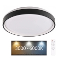 Φωτιστικό οροφής μπάνιου dimming LED JADWIGA LED/42W/230V διάμετρος 38,5 cm 3000-6000K IP44 + τηλεχειριστήριο