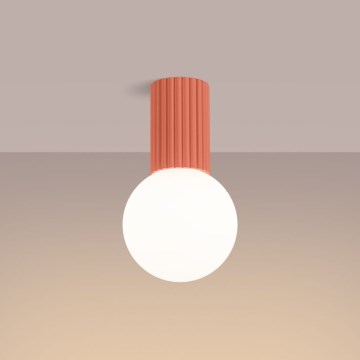 Φωτιστικό οροφής μπάνιου HALO 1xG9/8W/230V διάμετρος 12 cm IP44 ροζ